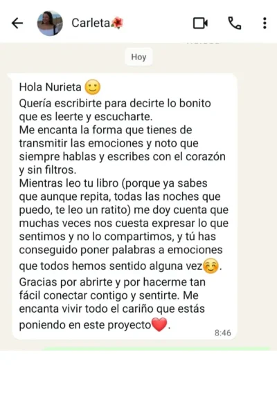 testimonio carleta